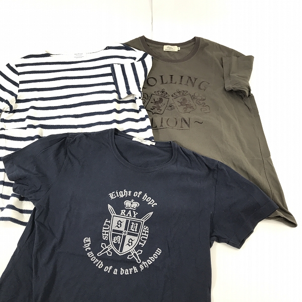 実際に弊社で買取させて頂いた【おまとめ】EDIFICE/エディフィス コットンTシャツ サマーニットの画像 1枚目