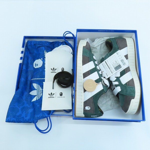 実際に弊社で買取させて頂いた【未使用】A BATHING APE×adidas/アベイシングエイプ×アディダス adidas_N_BAPE スニーカー IE6117/28の画像 8枚目