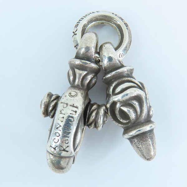 実際に弊社で買取させて頂いたLEONARD KAMHOUT/レナードカムホート イーグル キークラスプの画像 1枚目