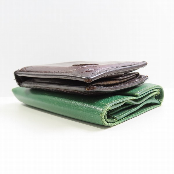 実際に弊社で買取させて頂いたHUNTING WORLD/ハンティングワールド 三つ折り/二つ折り 財布 2点セットの画像 2枚目