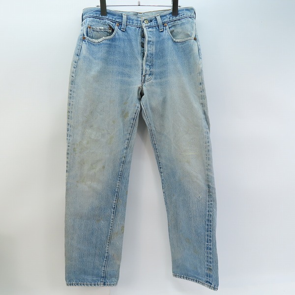 実際に弊社で買取させて頂いたLevis/リーバイス 501 刻印558 スモールe ボタンフライ デニムパンツ/35×34