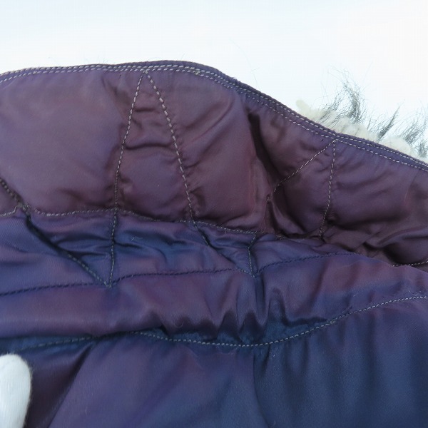 実際に弊社で買取させて頂いたU.S.AIR FORCE/エアフォース CONMARジッパー/ビンテージ N-2A フライトジャケット 8310-485800-46/XLの画像 9枚目