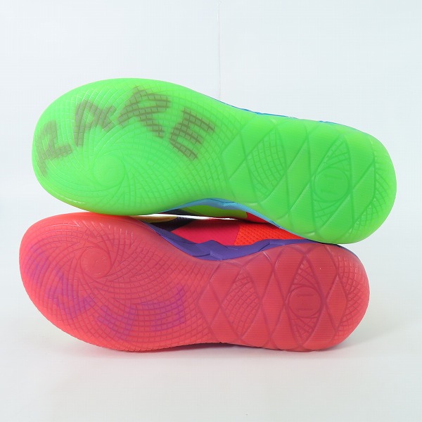 実際に弊社で買取させて頂いたPUMA/プーマ MB.01 Be You "Multi/Green Gecko"/MB.01 ビー ユー "マルチ/グリーン ゲッコー" 376813-01/27.5の画像 2枚目