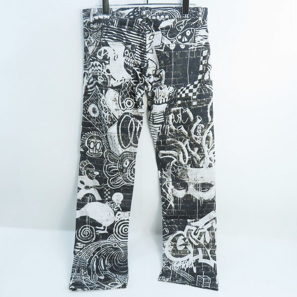 実際に弊社で買取させて頂いたJean Paul GAULTIER/ジャンポール ゴルチエ 総柄 プリント パンツ PRJH-NA1-2037/29の画像 1枚目