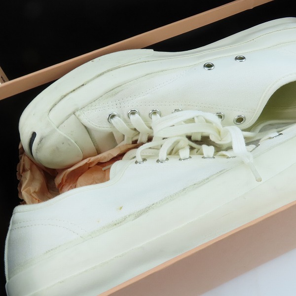 実際に弊社で買取させて頂いたCONVERSE ADDICT/コンバースアディクト JAKE PURCELL/ジャックパーセル スニーカー/シューズ 1CL444/27.5の画像 8枚目