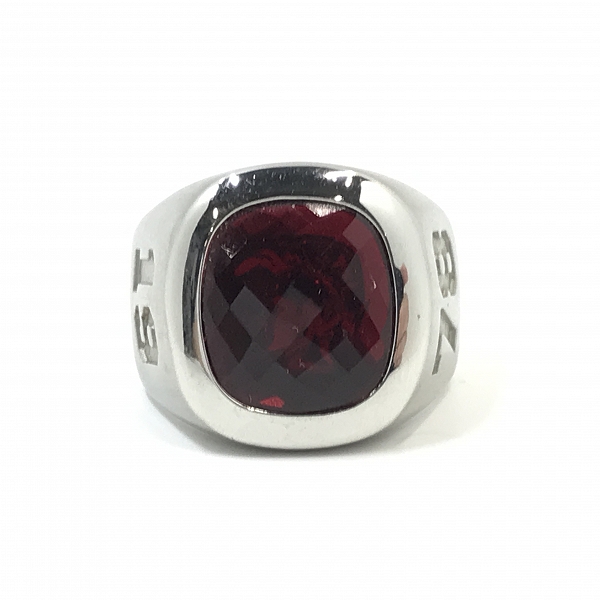 実際に弊社で買取させて頂いたDIESEL/ディーゼル 3Dモヒカン キュービックジルコニア シグネット リング 19号の画像 1枚目