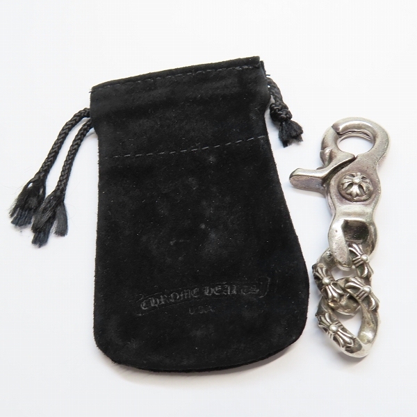 実際に弊社で買取させて頂いた【ダガーキーリング欠品】CHROME HEARTS/クロムハーツ エクストラファンシー キーチェーン/ショート スプリットの画像 7枚目