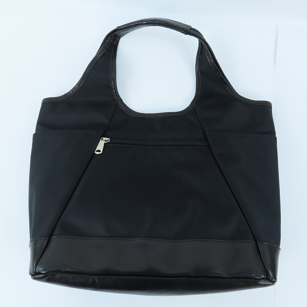 実際に弊社で買取させて頂いたPORTER/ポーター ナイロン レザー トートバッグ ブラック×イエローの画像 1枚目