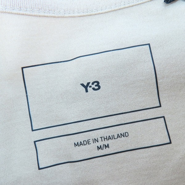 実際に弊社で買取させて頂いた【未使用】Y-3/ワイスリー Tシャツ カットソー  IV7844-APPS24/Mの画像 2枚目