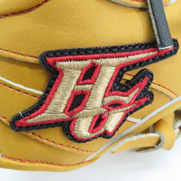 実際に弊社で買取させて頂いたHI-GOLD/ハイゴールド スペシャルオーダー 硬式 内野手 右投げ用 グローブ SKG-408SPの画像 3枚目