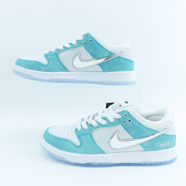 実際に弊社で買取させて頂いた【未使用】APRIL SKATEBOARDS×NIKE/エイプリルスケートボード×ナイキ エスビー DUNK LOW PRO QS FD2562-400/27.0の画像 3枚目