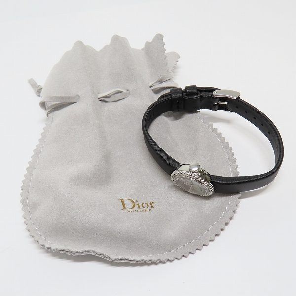 実際に弊社で買取させて頂いたChristian Dior/クリスチャンディオール ラ ミニ ディ ドゥ ディオール クォーツ 腕時計 CD040112の画像 5枚目