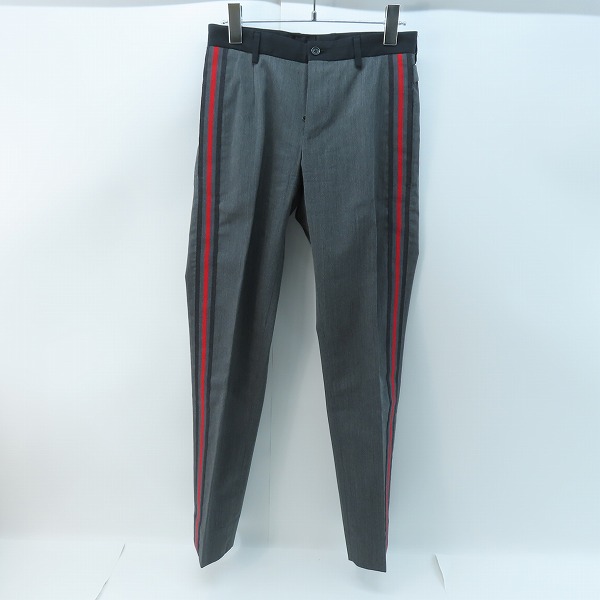 実際に弊社で買取させて頂いた【JPタグ】DOLCE&GABBANA/ドルチェ&ガッバーナ サイドライン ウール/シルク混 パンツ GY98ET FUCDI /44