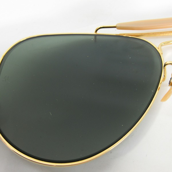 実際に弊社で買取させて頂いたRay-Ban/レイバン B&L/ボシュロム社製 ティアドロップ型 ゴールド アイウェア/サングラスの画像 7枚目