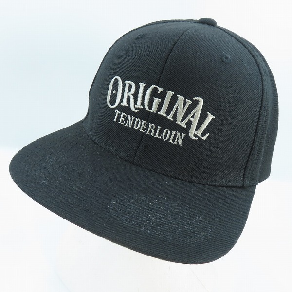 実際に弊社で買取させて頂いたTENDERLOIN/テンダーロイン 22SS ロゴ 刺繍 スナップバック ベースボール ブラック キャップ