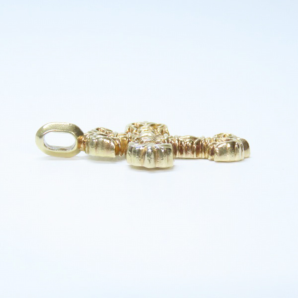 実際に弊社で買取させて頂いたCHROME HEARTS/クロムハーツ 22K CHARM FILIGREE TINY タイニー フィリグリークロス チャーム/ペンダントトップの画像 3枚目