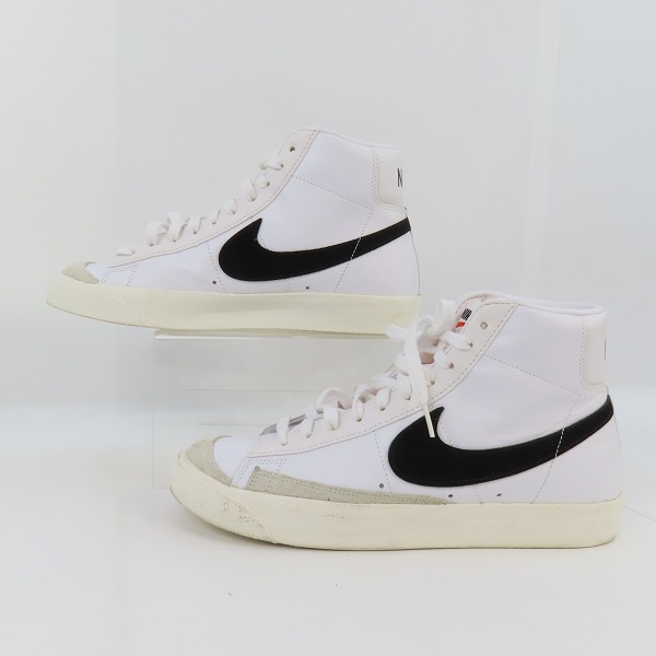 実際に弊社で買取させて頂いたNIKE/ナイキ BLAZER MID 77 VINTAGE/ブレーザー ミッド ヴィンテージ ホワイト/ブラック BQ6806-100/28.5の画像 3枚目