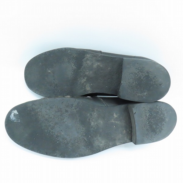 実際に弊社で買取させて頂いたISAMUKATAYAMA BACKLASH/バックラッシュ ショルダーレザースリッポンシューズの画像 2枚目