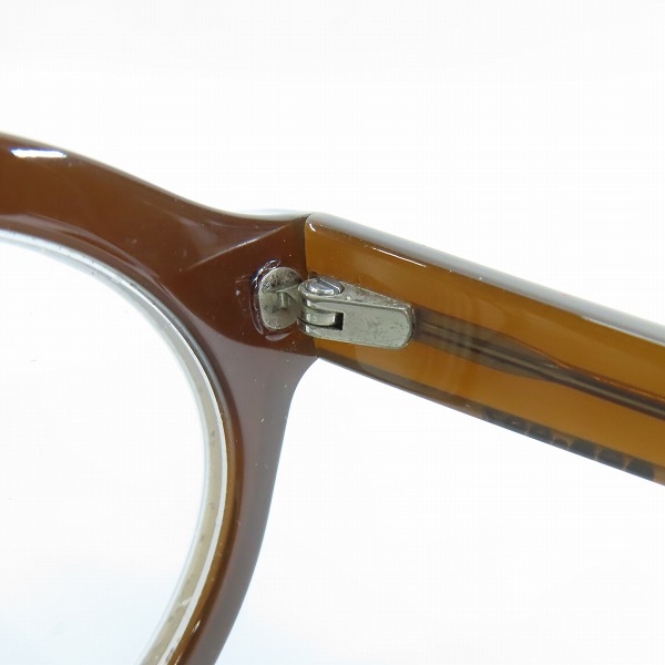 実際に弊社で買取させて頂いたJacques Durand/ジャックデュラン 度入り眼鏡/メガネ/アイウェア フレンチヴィンテージ ボストン タイプの画像 4枚目