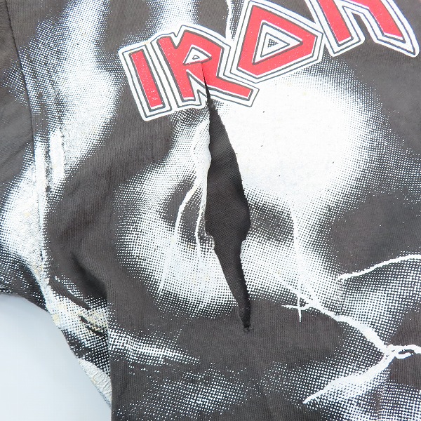 実際に弊社で買取させて頂いた【難有り】IRON MAIDEN/アイアンメイデン バンドTシャツ 1992/Lの画像 5枚目