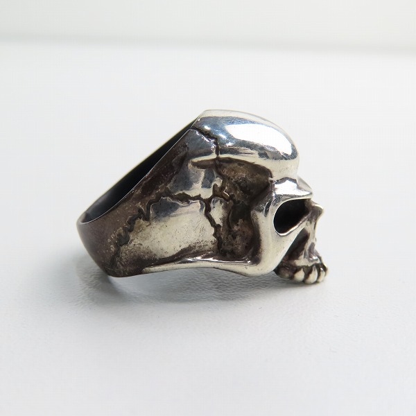 実際に弊社で買取させて頂いたharaKIRI/ハラキリ 赤銅 スカルリング 14.5号の画像 3枚目