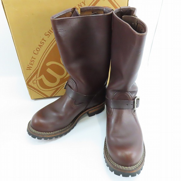 実際に弊社で買取させて頂いたWESCO/ウエスコ レザー エンジニアブーツ/8E