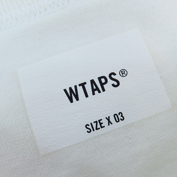 実際に弊社で買取させて頂いたWTAPS/ダブルタップス 24ss SIGN SS / COTTON. TSSC Tシャツ/241ATDT-CSM22/03の画像 2枚目