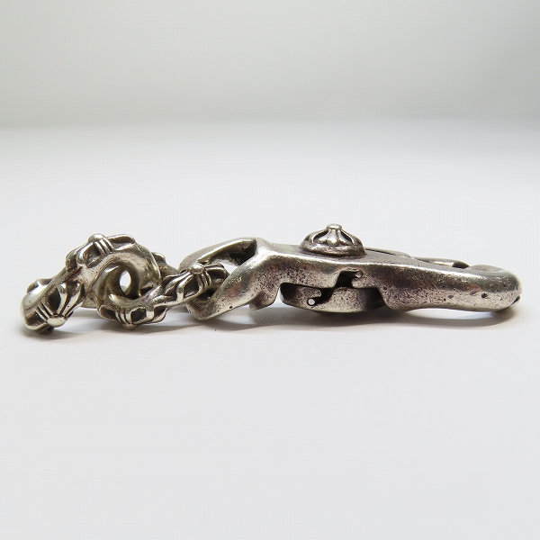 実際に弊社で買取させて頂いた【ダガーキーリング欠品】CHROME HEARTS/クロムハーツ エクストラファンシー キーチェーン/ショート スプリットの画像 3枚目