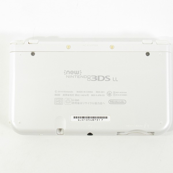 実際に弊社で買取させて頂いた任天堂/Nintendo Newニンテンドー3DS LL パールホワイト RED-001 本体【簡易動作確認済】の画像 3枚目
