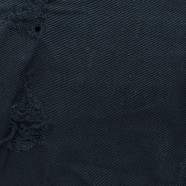 実際に弊社で買取させて頂いたDOLCE&GABBANA/ドルチェ&ガッバーナ 16GREEN メタルロゴプレート ダメージ加工 ブラック デニム パンツ GZN9CT/G8G11/50の画像 6枚目