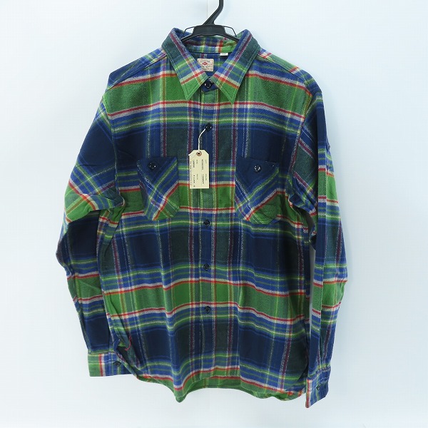 実際に弊社で買取させて頂いた(2)【未使用】SUGAR CANE/シュガーケーン LIGHT FLANNEL CHECK WORK SHIRT/ライトフランネルチェックワークシャツ SC28505/L