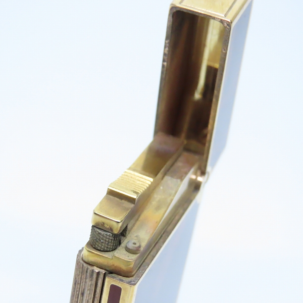 実際に弊社で買取させて頂いたS.T.Dupont/デュポン LINE2/ライン2 マーブル模様 ガスライターの画像 5枚目