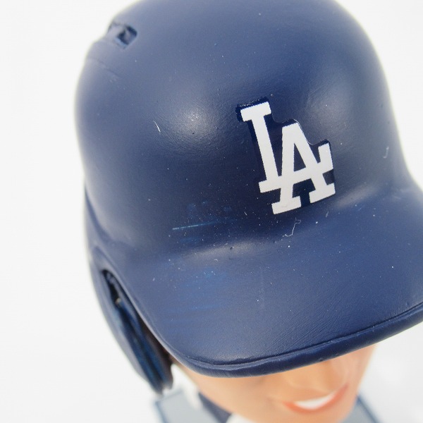 実際に弊社で買取させて頂いたFOCO MINI  BIG HEADS ロサンゼルス・ドジャース ＃17 大谷翔平 打者 ボブルヘッド フィギュア 首振り人形の画像 4枚目