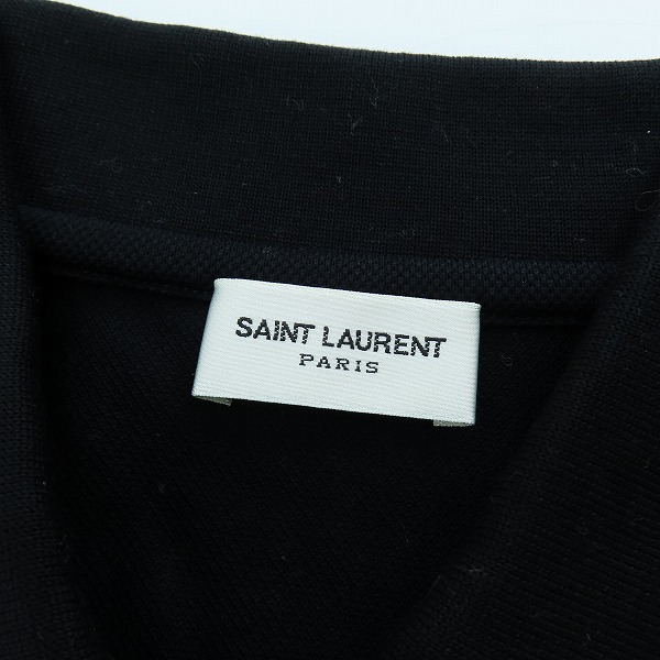実際に弊社で買取させて頂いた【JPタグ】SAINT LAURENT/サンローラン ジャガード 半袖 ポロシャツ 31TX 503656 YB2MP 9787 XSの画像 2枚目