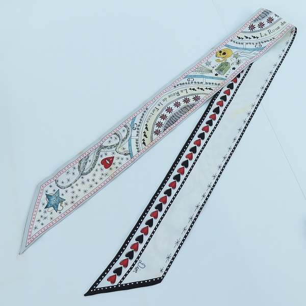 実際に弊社で買取させて頂いたChristian Dior/クリスチャンディオール ハート ミッツァ/ストールの画像 7枚目