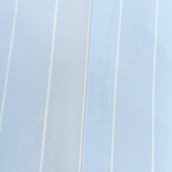 実際に弊社で買取させて頂いたWACKO MARIA×DORMEUIL/ワコマリア×ドーメル スラックスパンツ ブルー系ストライプ Lの画像 5枚目