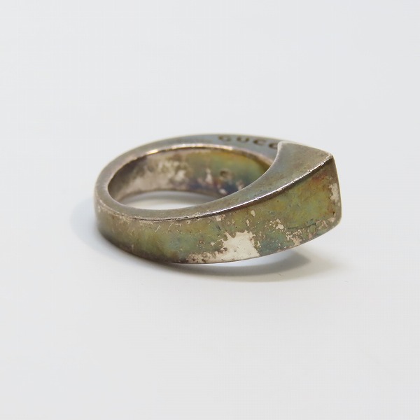 実際に弊社で買取させて頂いたGUCCI/グッチ Gマーク/ストーン リング/指輪 10号の画像 3枚目