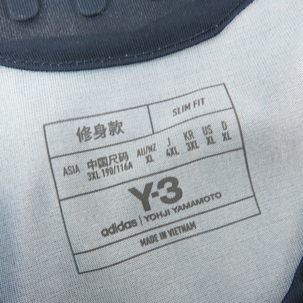 実際に弊社で買取させて頂いたY-3/ワイスリー サッカー日本代表 2024 ホーム オーセンティック 長袖ユニフォーム IS5611/4XLの画像 2枚目