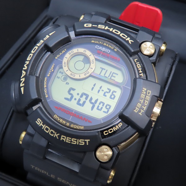 実際に弊社で買取させて頂いたG-SHOCK/Gショック FROGMAN/フロッグマン 35th Anniversary ゴールドトルネード GWF-D1035B-1JR