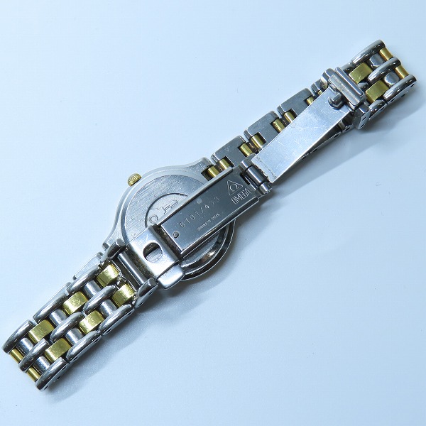 実際に弊社で買取させて頂いたOMEGA/オメガ DeVille デビル SS×YG クオーツ ゴールド文字盤 4260.13の画像 3枚目