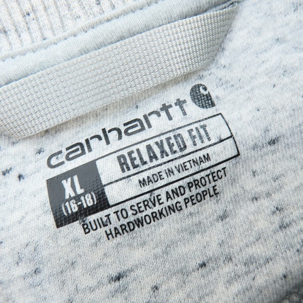 実際に弊社で買取させて頂いた【未使用】 Carhartt/カーハート RELAXED FIT スウェットトレーナー/XLの画像 2枚目