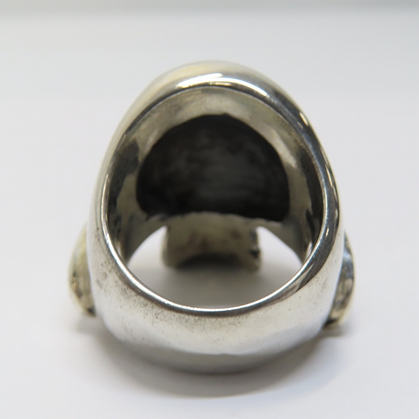 実際に弊社で買取させて頂いたTHIRTEEN DESIGNS/サーティーンデザインズ マッドスカルリング w/ストーンアイズ 16-17.5号の画像 3枚目