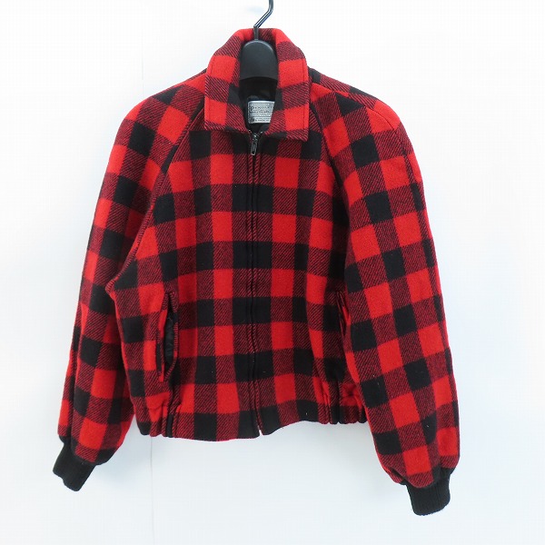 実際に弊社で買取させて頂いたPENDLETON/ペンドルトン 70s USA製 ブロックチェック ジップアップジャケット/M