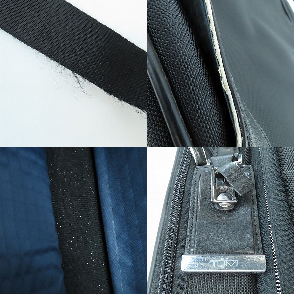 実際に弊社で買取させて頂いたTUMI/トゥミ アリーヴェ T-Pass ケネディ デラックス 2WAY ショルダー/ブリーフケース ブラック 25641Dの画像 9枚目