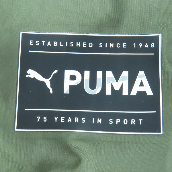 実際に弊社で買取させて頂いた【未使用】PUMA/プーマ トレーニング 防風 フード付き メッシュライナー ジャケット 523549-73/XLの画像 5枚目