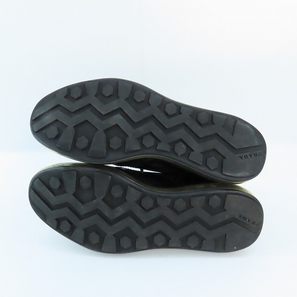 実際に弊社で買取させて頂いた【観賞用】PRADA/プラダ ウイングチップ エアソール レザー シューズ 2EE 098/8の画像 2枚目