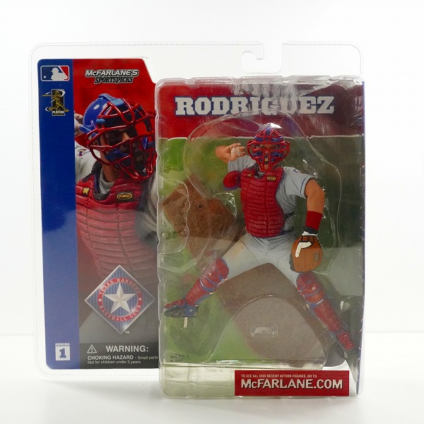 実際に弊社で買取させて頂いた【未開封】McFARLANE TOYS/マクファーレントイズ テキサス・レンジャーズ #7 IVAN RODRIGUEZ イバン・ロドリゲス フィギュア