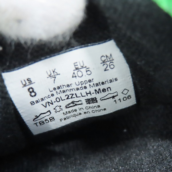 実際に弊社で買取させて頂いたVANS/バンズ TNT FIVE/5 トニートルフィーヨ オーセンティック スニーカー グリーン VN-0L2ZLLH/26の画像 5枚目