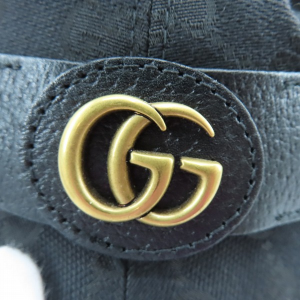 実際に弊社で買取させて頂いたGUCCI/グッチ GGエンブレム付き GG キャンバス バスケットハット 576587 4HG53/Lの画像 7枚目