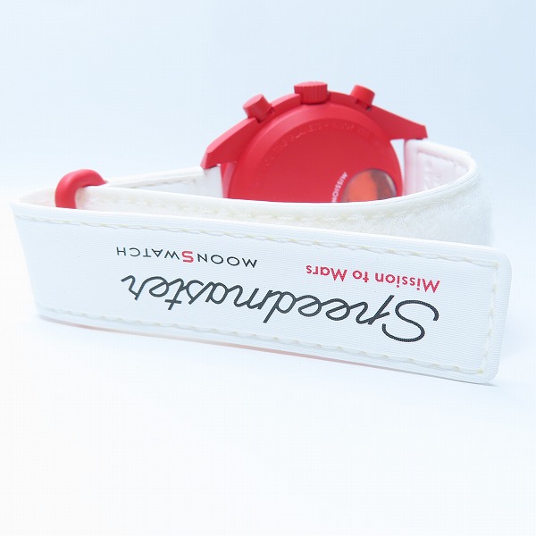 実際に弊社で買取させて頂いたOMEGA×SWATCH/オメガ×スウォッチ MISSION TO MARS スピードマスター ミッショントゥ マーズ 腕時計 SO33R100の画像 2枚目